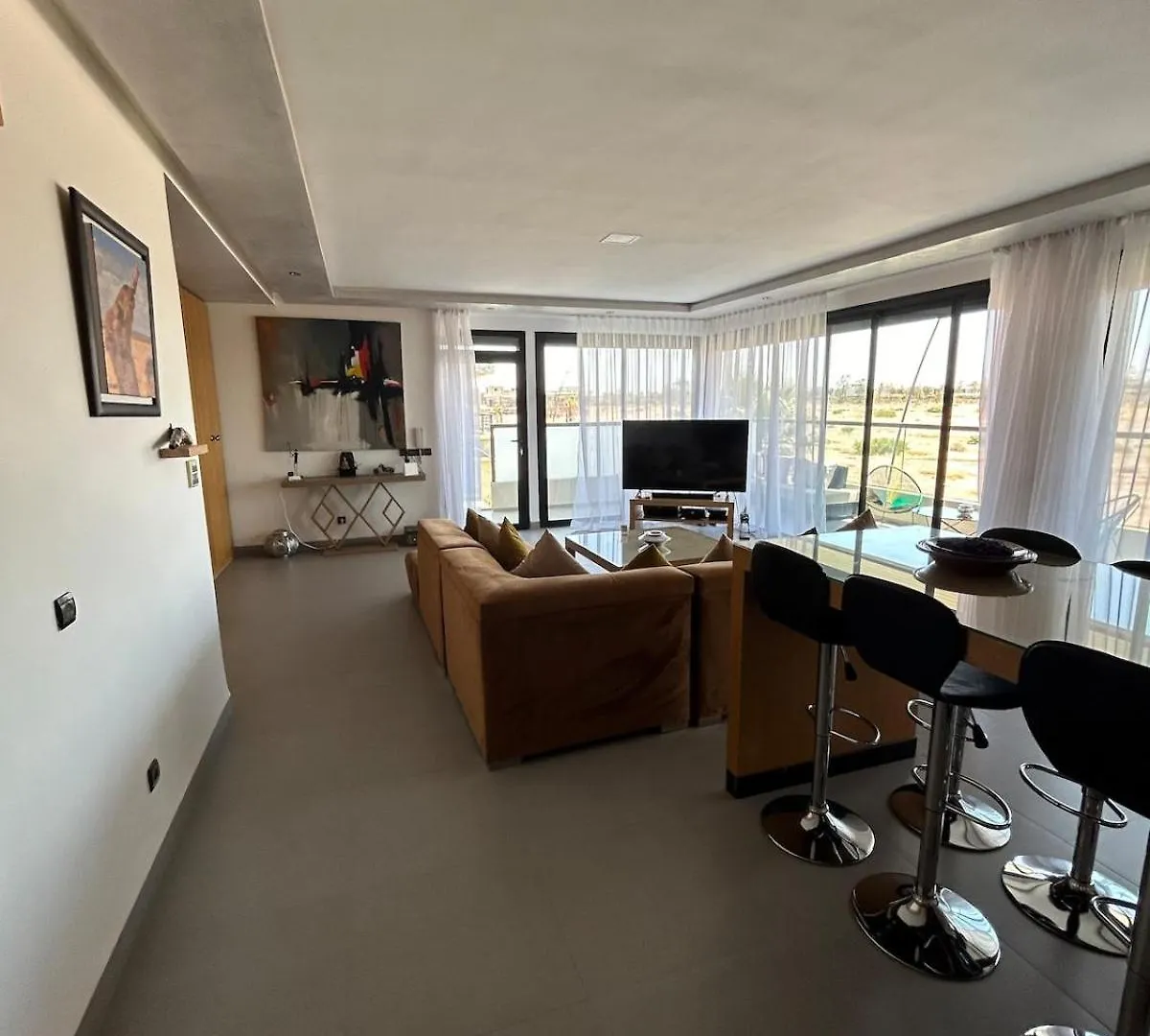 Spacieux Appartement Familial Avec Piscine Noria Golf Marakeş
