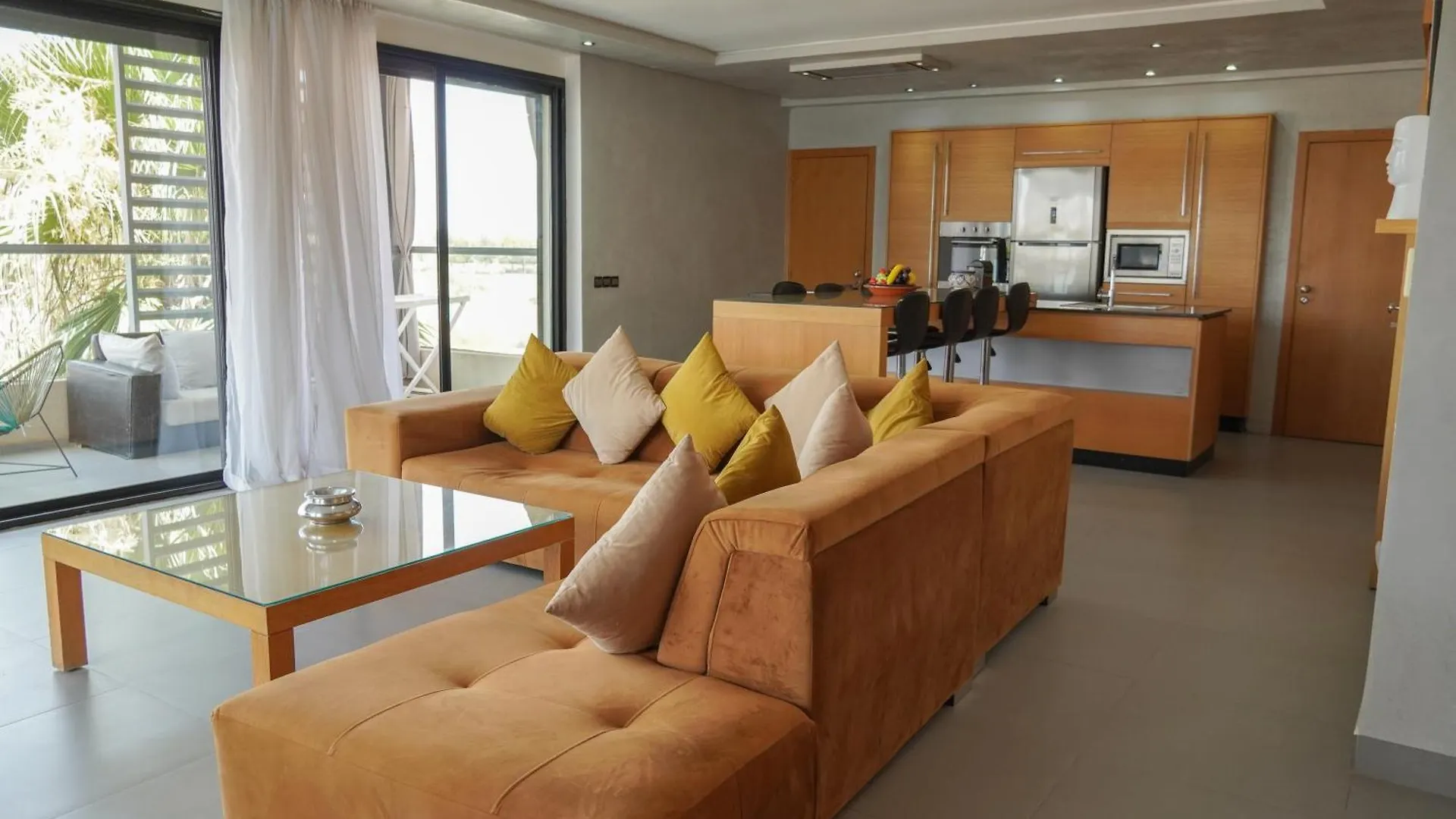 Appartement Familial Independant A L Etage Avec Piscine , Jacuzzi & Fibre Noria Golf 0*, Marrakesh Marokko