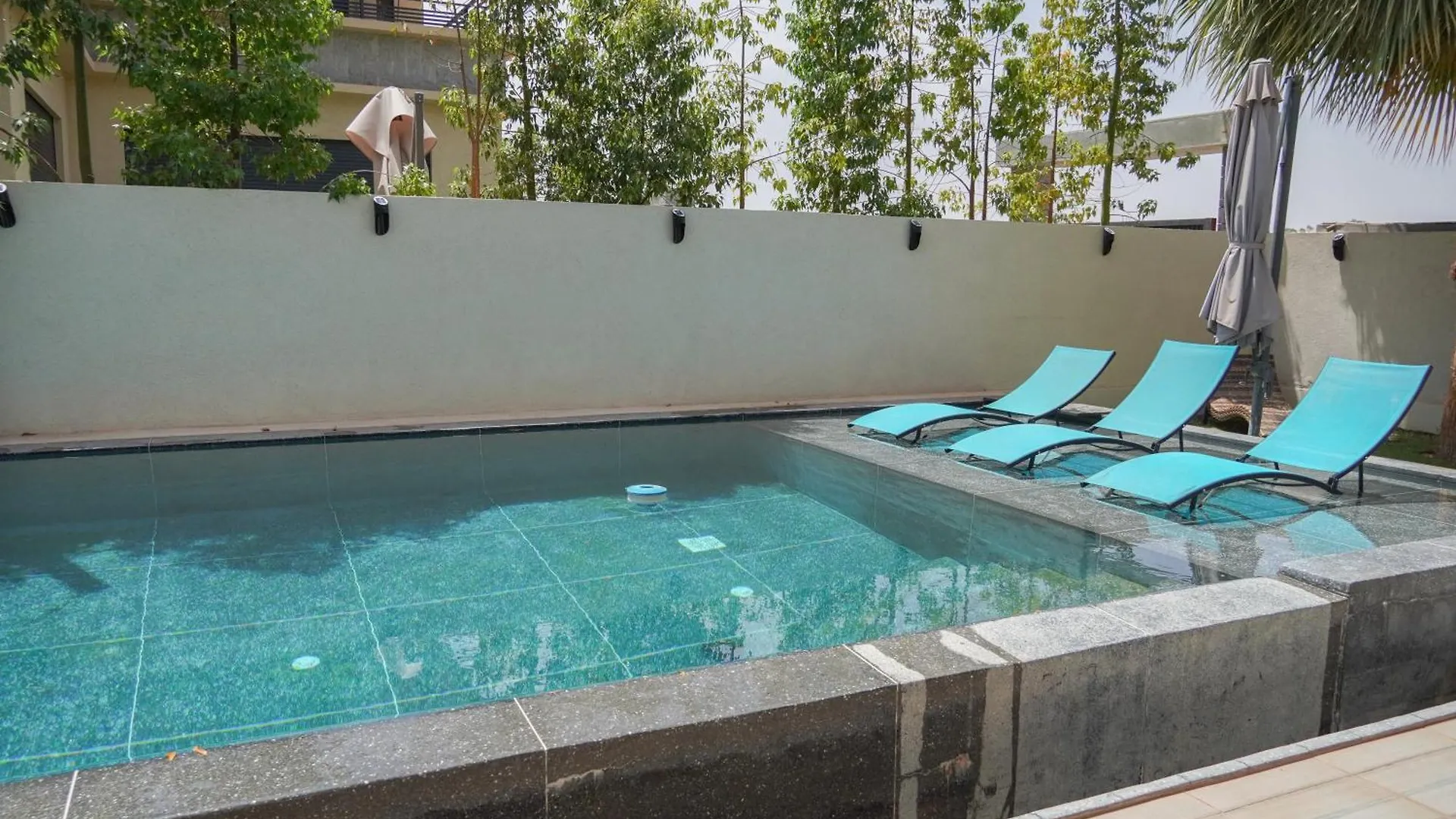 Appartement Familial Independant A L Etage Avec Piscine , Jacuzzi & Fibre Noria Golf Marokko