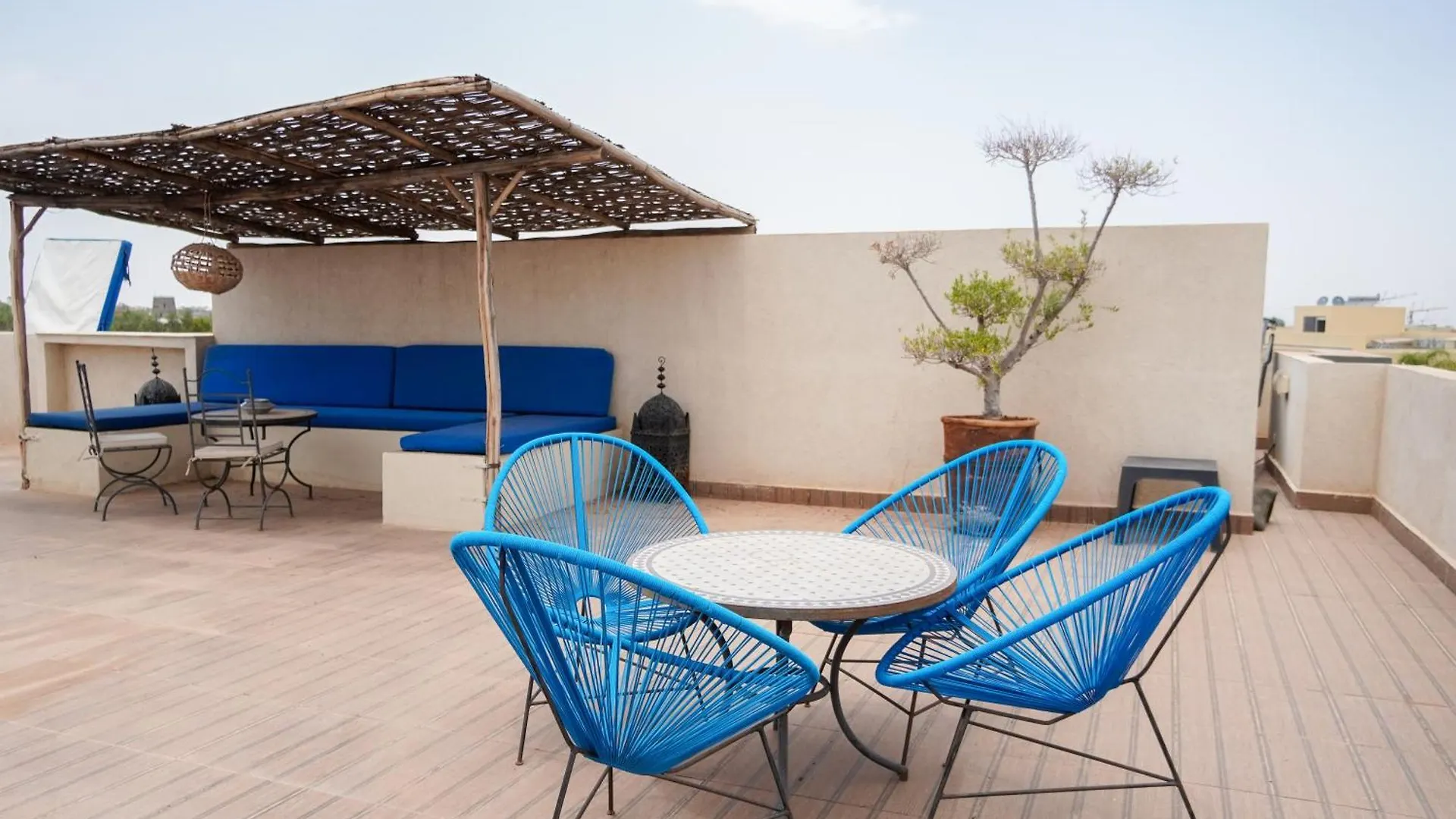 Appartement Familial Independant A L Etage Avec Piscine , Jacuzzi & Fibre Noria Golf 0*, Marrakesh